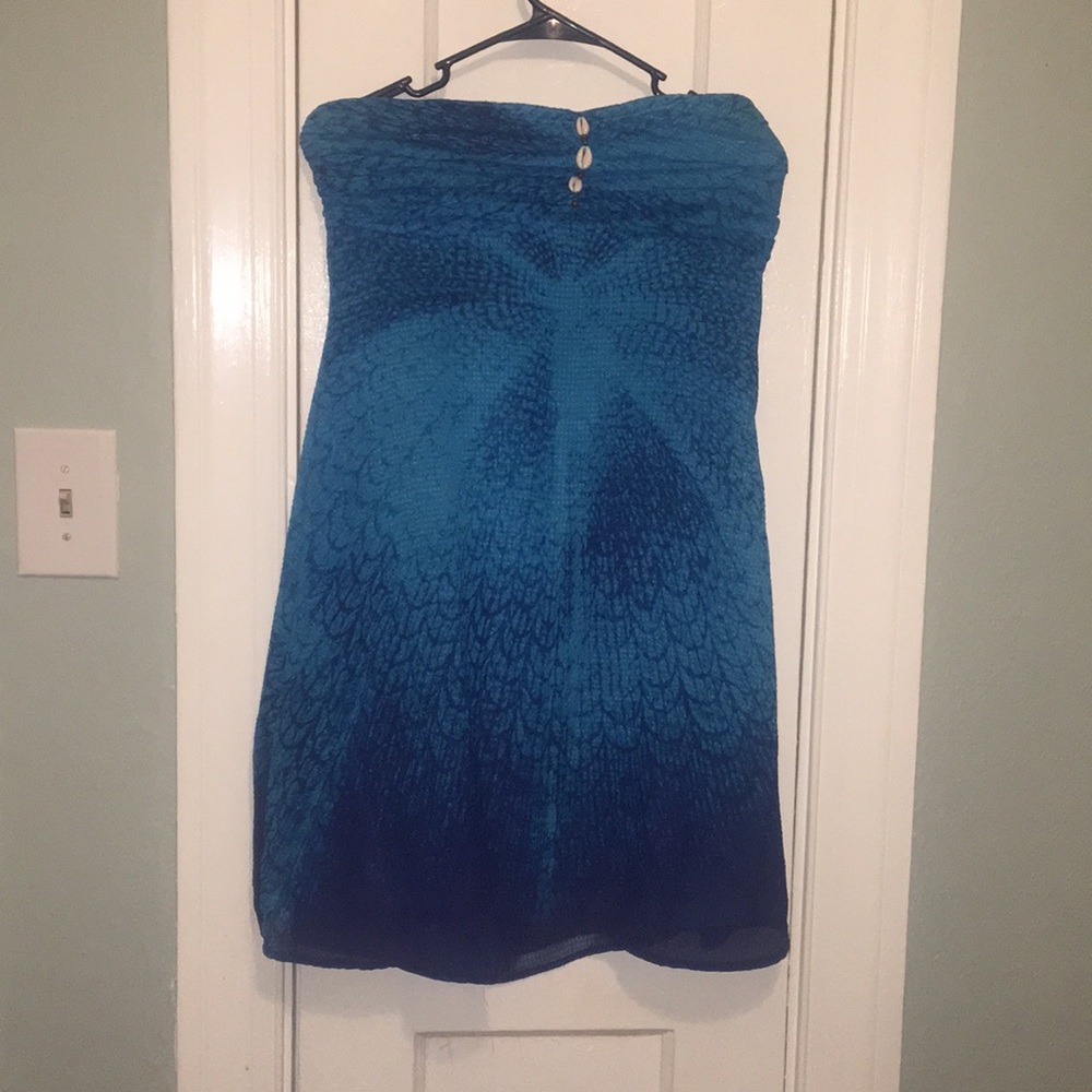 Mermaid strapless dress